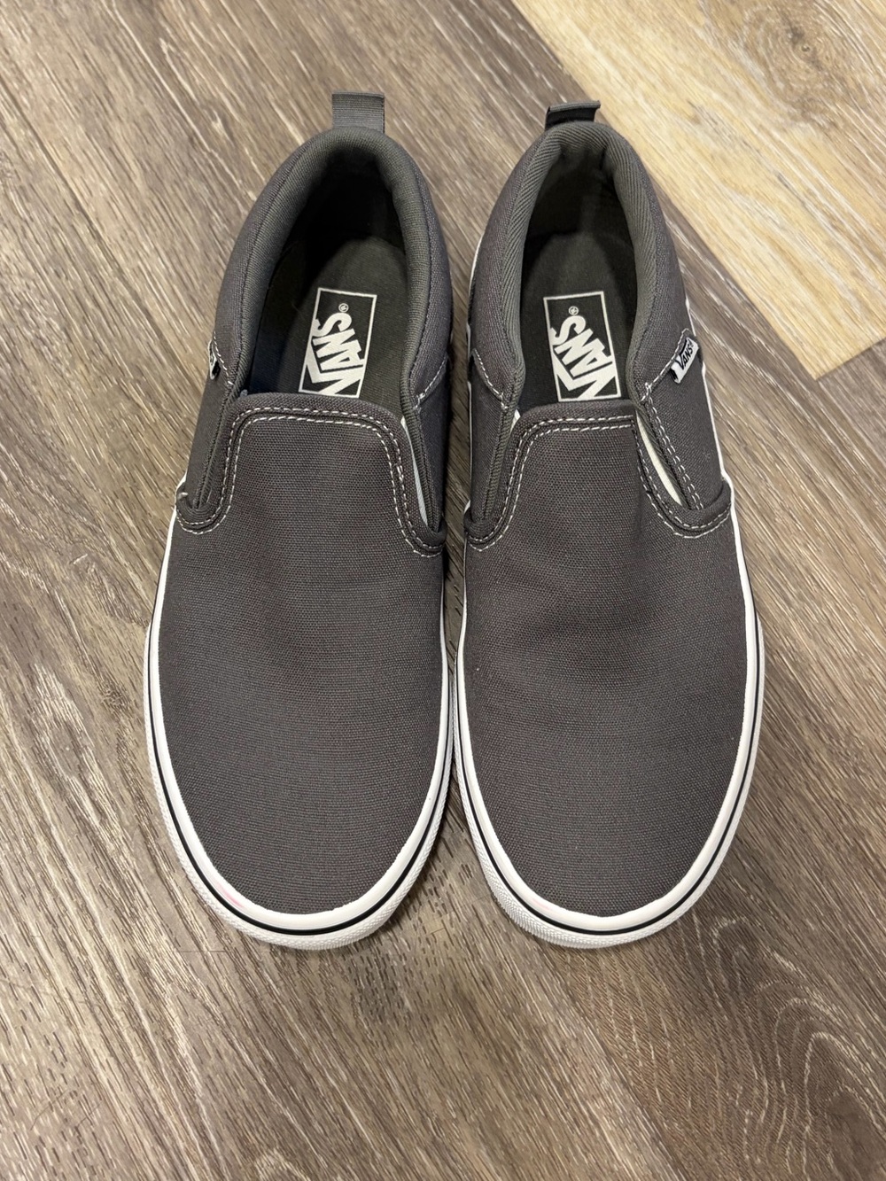 Vans Slip-On Loafers in Dark Charcoal